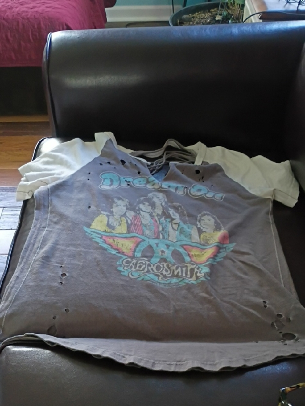 Trunk LTD Destroyed Aerosmith Tee S